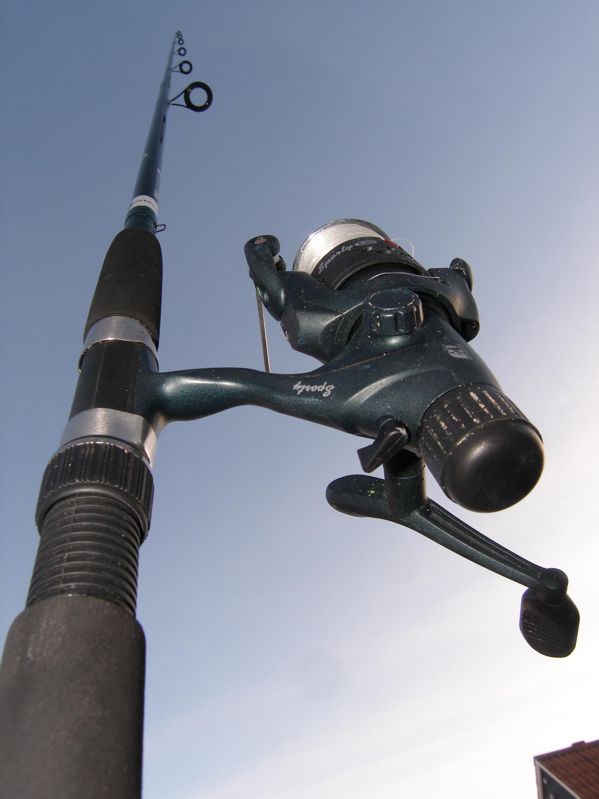 Fiskestang 8' med kastehjul